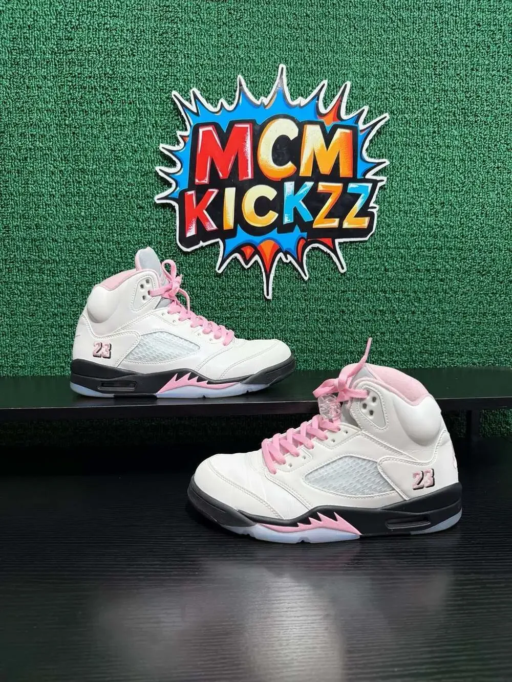 Air Jordan 5 Retro Medium Soft Pink Men’s Size 9.5 Pre-Owned: Excellent